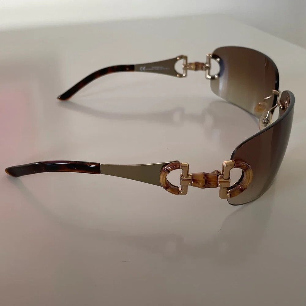 Gucci Brown Gradient Sunglasses - Picture 4 of 7